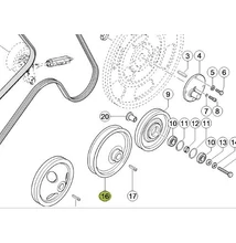 629090 - ÉKSZÍJTÁRCSA - UTÁNGYÁRTOTT