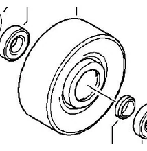 672366 - FESZÍTŐ GÖRGŐ D163 - UTÁNGYÁRTOTT
