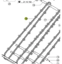 520902 - FELHORDÓ LÁNC 114SZ. - GYÁRI