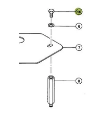 237383 - CSAVAR 8.8 M10X25 - UTÁNGYÁRTOTT