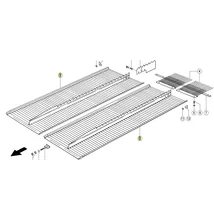 662248 - BORDÁS ASZTAL MEDION 1 TARÉJ 610/1900MM - UTÁNGYÁRTOTT