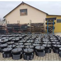 610/40/6CSG - TÁRCSALAP CSIPKÉS GÖMBSÜVEGES - UTÁNGYÁRTOTT