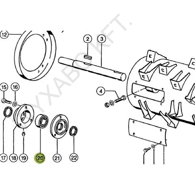 238280 - 22208RZW33 C3 CSAPÁGY - KOYO
