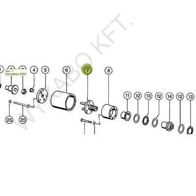 644233 - NYOMÓRÉSZ - UTÁNGYÁRTOTT
