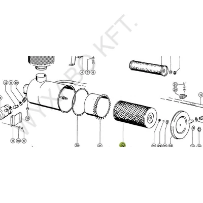 643169 - LEVEGŐSZŰRŐ BETÉT AZ48195 P181137 - DONALDSON
