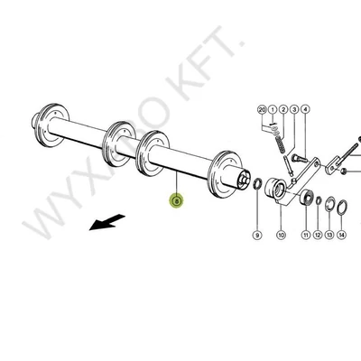 650778 - LÁNCFESZÍTŐ 208 MEGA - UTÁNGYÁRTOTT