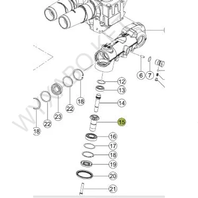 933724 - TÁNYÉRKÚPKERÉK SETT Z=16/23 UTÁNGYÁRTOTT