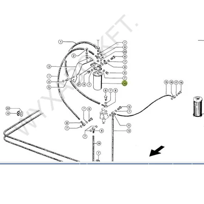 657288 - ÜZEMANYAG SZŰRŐ OM36 P559624 - DONALDSON