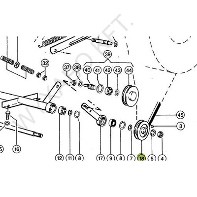 657467 - ÉKSZÍJTÁRCSA - UTÁNGYÁRTOTT