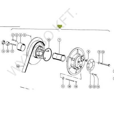 661228 - VARIÁTORTÁRCSA KPL - UTÁNGYÁRTOTT