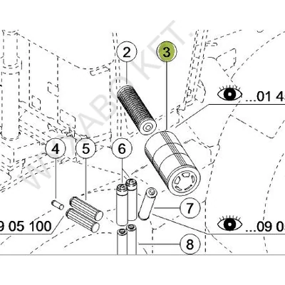 798494 - LEVEGŐSZŰRŐBETÉT C30810/3 - MANN