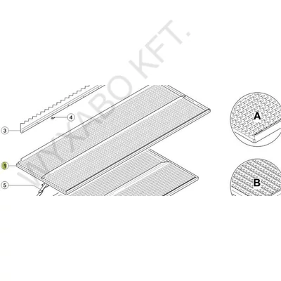 756464 - LAMELLÁS ROSTA FELSŐ - UTÁNGYÁRTOTT