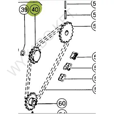 809053 - LÁNCKERÉK - UTÁNGYÁRTOTT