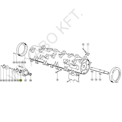 243373 - CSAPÁGY 1306TNGC3 - NSK