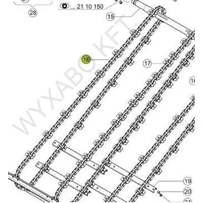 520902 - FELHORDÓ LÁNC 114SZ. - GYÁRI