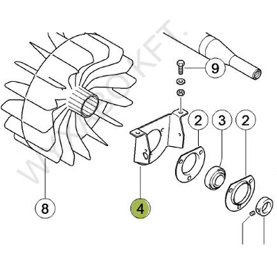 751933 - CSAPÁGYTARTÓ - UTÁNGYÁRTOTT