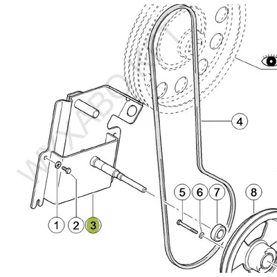 660427 - CSAPÁGYTARTÓ - UTÁNGYÁRTOTT