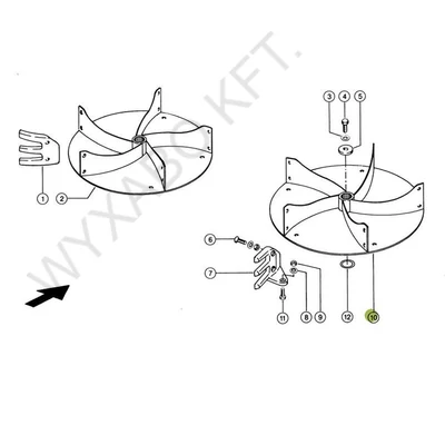 797983 - REPÍTŐTÁRCSA KOMPLETT (751543) - GYÁRI