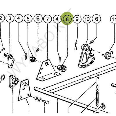 004978 - FOGASKERÉK MŰANYAG - GYÁRI