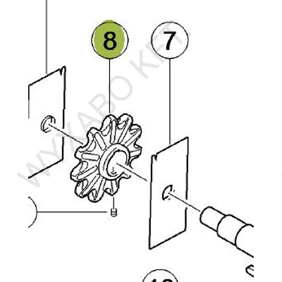 757235 - LÁNCKERÉK - UTÁNGYÁRTOTT