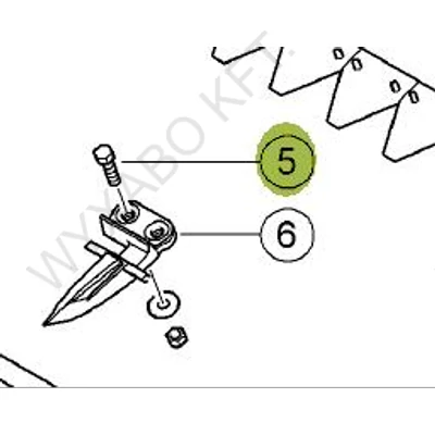237874 - CSAVAR M10X35 - UTÁNGYÁRTOTT