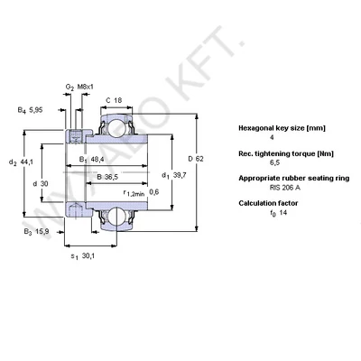 CSAPÁGY =216329 CLAA YEL206
