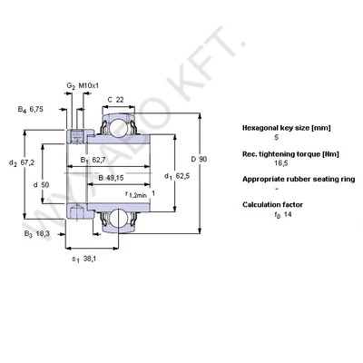 CSAPÁGY 50 DUPLAVALL YEL210