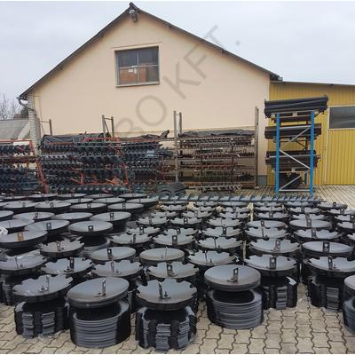 610/40/6CSG - TÁRCSALAP CSIPKÉS GÖMBSÜVEGES - UTÁNGYÁRTOTT